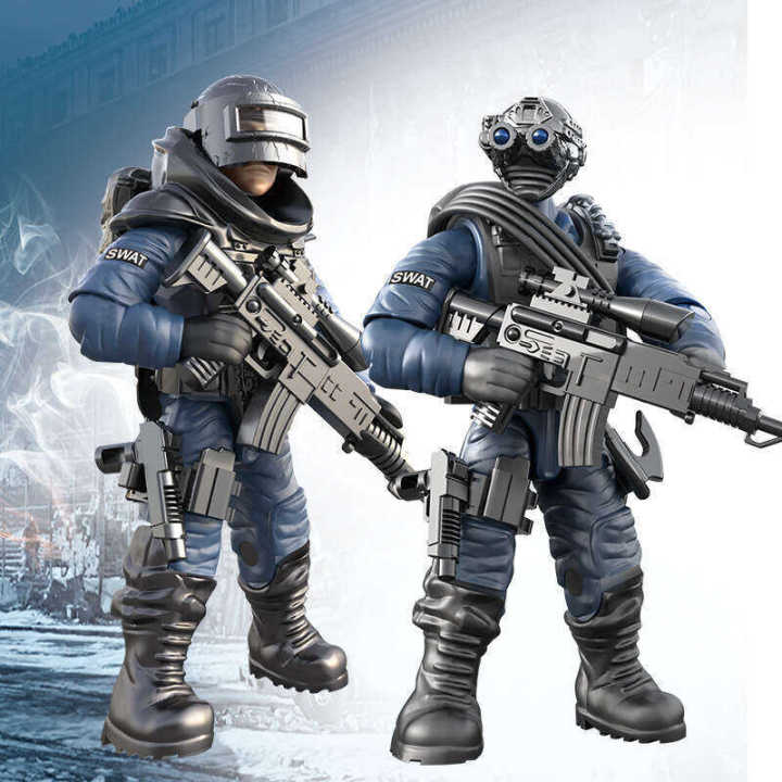 Xiangjun%209902%20Lightning%20Special%20Police%20Weapon%20Boy%20Assembly%20Model%20Domestic%20Third-Party%20Minifigure%20Building%20Blocks%205.5CM%20-%20Image%202