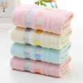Factory wholesale plain color square cotton towel thickened gift supermarket labor insurance return gift special supermarket promotion LOGO. 