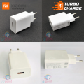 MI Xiaomi 25W turbo Charge Travel Adapter With Tpye C 6A Turbo charge cable |  MI Xiaomi 25W Fast Charging Adapter With Type C Cable. 