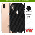 For Iphone Xs Skin/Wrap 360 Protection Sheet/ Carbon fiber/ Matte/ Transparent/ Lamination Back And Sides Included Camera Skin. 