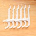 【HOT】 100Pcs Dental Floss Interdental Brush Teeth Stick Toothpicks Tooth Thread Floss Pick Plastic Tooth Picks. 