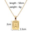 Tiny Gold Initial A-Z Letter Necklaces Umisex Charm Luster Gold Metal Capital Love Couple Pendant For Women Men Jewelry. 
