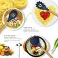 12 Pcs Silicone Cooking Utensils Kitchen Utensil Set Heat Resistant Non-Toxic BPA Free Spatula Set with Turner Tongs,Spoon,Brush,Whisk-Wooden Handles Kitchen Gadgets Tools Set for Nonstick Cookware. 