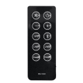 Replace RC10D RC100 Remote Control for R2000DB Soundbar Powered Bluetooth Bookshelf Speakers Black Plastic. 