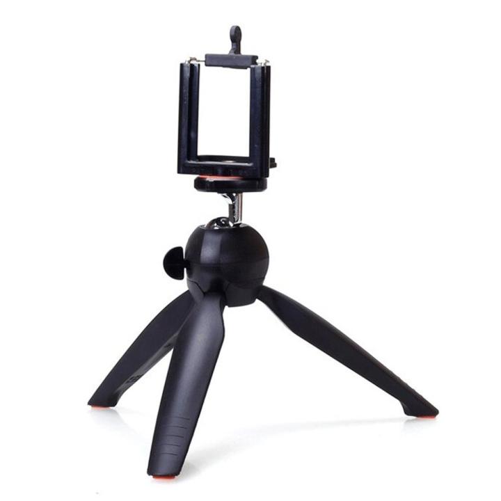 Photo YT-228 YUNTENG 228 Mini Tripod+Phone Holder Clip Desktop Tripod Digital Camera phone DV Gopro