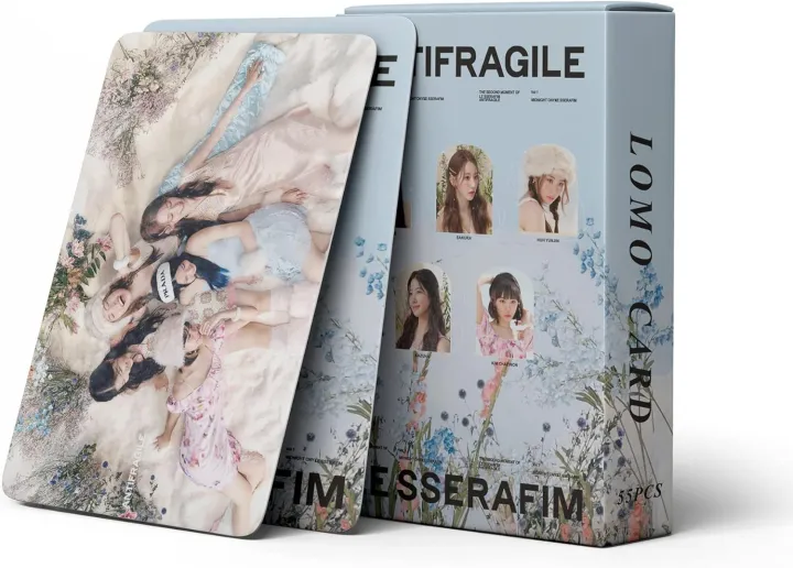 LESSERAFIM%20Lomo%2055%20x%20LESSERAFIM%20Anti-FRAGILE%20New%20Album%20LESSERAFIM%20Postcards%20Cards%20for%20Fans%20(A)%20-%20Image%203