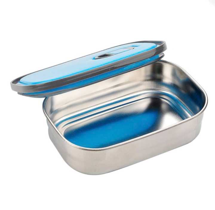 Lunch Box for Men Women,Kids Lunch Box,1-layer 680ml Rectangular Food Lunch Box Stainless Steel Lunch Box Lunch Box Food S