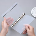 A5/A6/A4/B5 matte binder loose strap Loose Leaf Notebook Paper Planner Inner Page ring binder Stationery Gift Traveler Journal. 