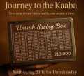 Umrah Saving Box - Wooden Umrah Saving Box - 280 Days Savings Plan - Islamic Halal Money Jar for Hajj & Umrah - Daily Pilgrimage Savings Tracker - Gift for Muslims Money Saving Box. 