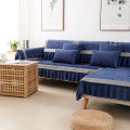 Summer new Chinese sofa cushion cover cover towel Nordic simple modern custom made pillow four seasons universal non-slip fabric. 