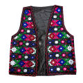 ZENZ Pakistani Sindhi Traditional Embroidered Sequins Waistcoat Koti Gilet for Baby Girls New Born to 1 Year Age Waist Coat Chest 10 Inches. 