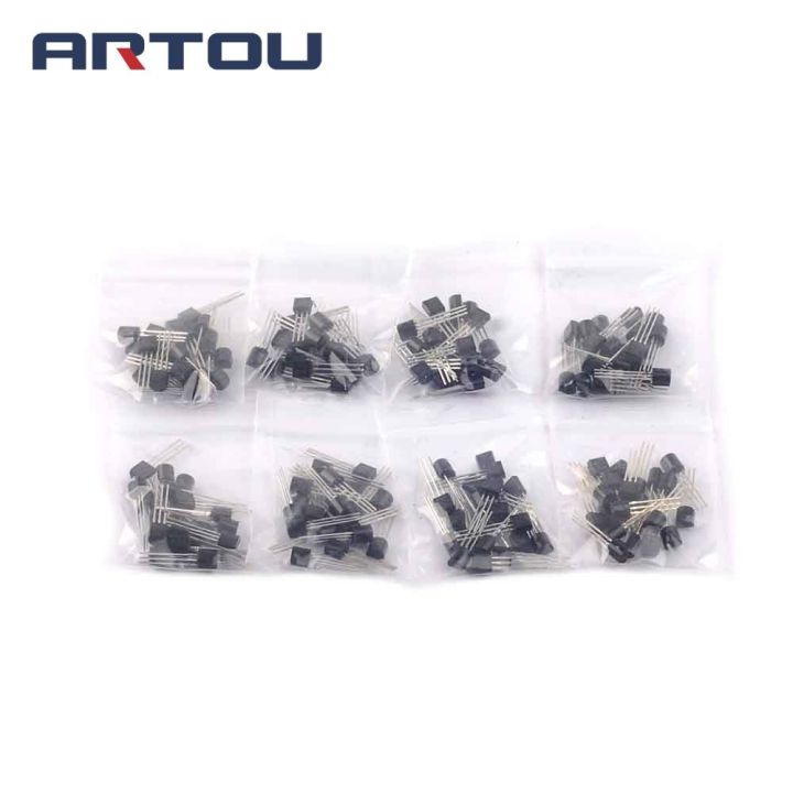 【Universal Car Parts Store】78L05 2N4401 2N4403 2N5401 2N3904 2N3906 TO-92 10pcs one item 80pcs total TO-92 Transistor kit