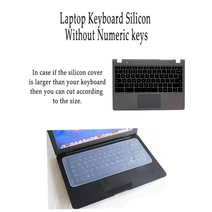 Laptop Keyboard Silicon Cover Transparent