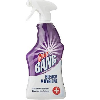 Cillit Bang Bleach and Hygiene Spray Cleaner - The Powerful Cleaning Solution for Your Bathroom and Kitchen, 750ml