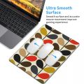 Orla Kiely Abstract Multi Stem Gamer Mouse Pad Non Slip Rubber Mousepad Office Computer Mid Century Scandinavian Geometric Mat. 