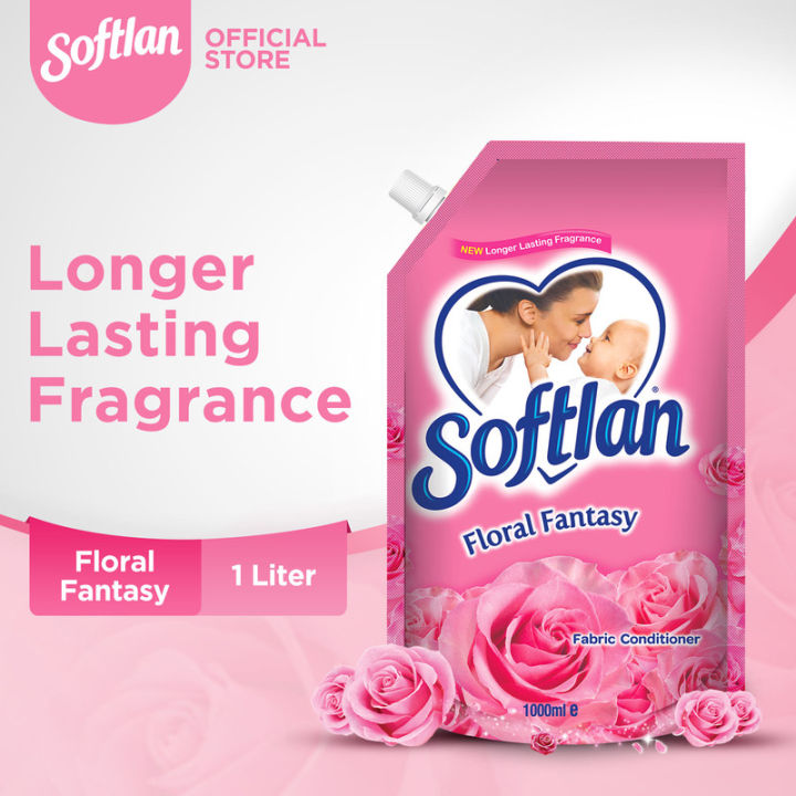 Softlan 1 Litre Pouch Floral Fantasy - Fabric Conditioner