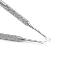 Double-Headed Stainless Steel Cuticle Remover Nail Pusher Exfoliating Prep Tool Clean Dead Skin Circle Bevel Shovel Manicure Pen Yao Store. 