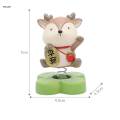 Bobbleheads Cute Car Dashboard Bobble Head Decoration, Animal Resin Ornament Shaking Head Toys for Car Vehicle Automobile Decor. 