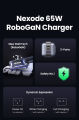 UGREEN 15570 GaN Charger 65W Robot Design PD Fast Charger PPS PD3.0 for iPhone 15 14 13 Fast Charge forXiaomi Laptop Macbook. 