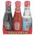 Soya Sause, Chilli Sauce and Vinegar Trio pack 120ml. 
