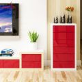 108 inch Wallpaper PVC Sheet For Kitchen Cabinet Door Wall Table Fridge - RED. 