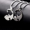 Us Stock Uloveido Matching Cat Necklace Pendant For Men Women Couple Necklace Pendant Stainless Steel Jewelry Sn156. 