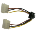 6 Pin Male Connector to 2 Power Supply Cable. 