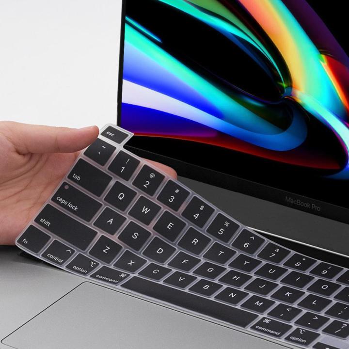 Keyboard Cover protector for Mac Book Pro 13 inch Keyboard Cover 2020 A2338 M1 A2289 - Skin for Mac Book Pro 16 inch Keyboard Cover 2019 A2141 Silicone Key Board