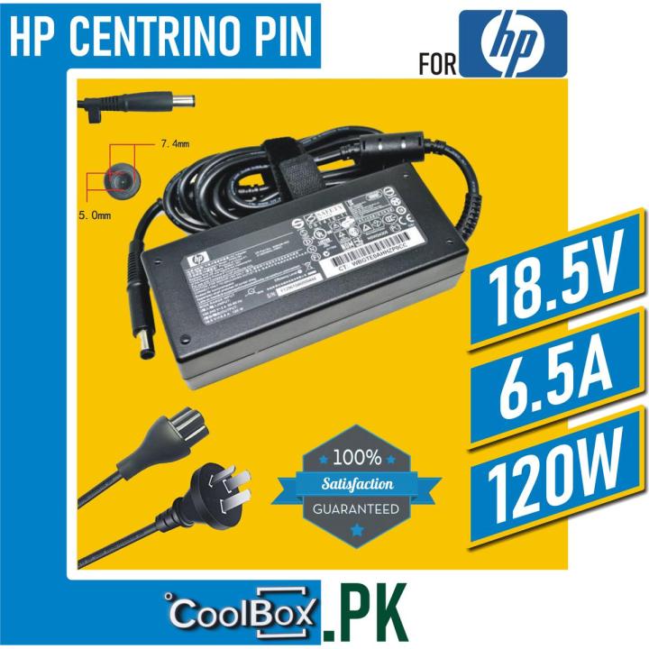 18.5V 6.5A 120W AC Power Adapter Compatible with HP PA-1121-02HW 516798-001 516562-001 PA-1121-12HC 391174-001 384023-001 619484-001 A120A00CL ADP-120Z BB R33030 V85 N193 N17908 (7.4mm Tip)