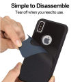 Anti Gravity Phone Case Strong Adhesive Stick on Flat Smooth Surface Selfie Cover with Dust Proof Film for iPhone 11 12 13 Pro. 