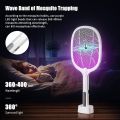Mosquito Racket with UV Light Lamp Five Nights Mosquito Killer Racket Rechargeable Battery Handheld Electric Fly Swatter. 