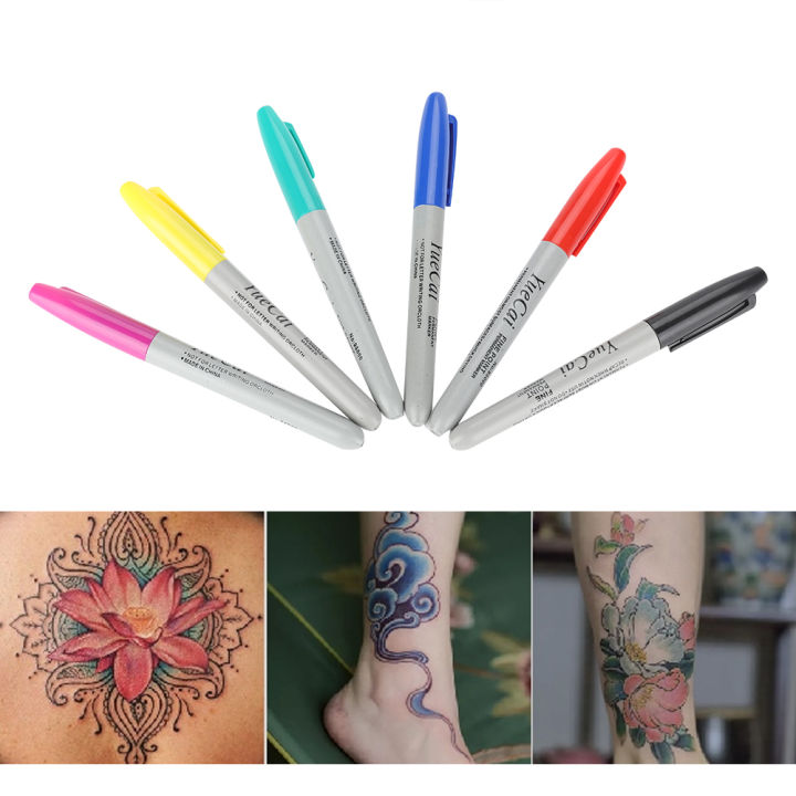 6Pcs/Set%20Tattoo%20Piercing%20Skin%20Marker%20Positioning%20Pen%20Permanent%20Makeup%20Body%20Art%20Beauty%20Tool%20-%20Image%202
