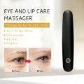 Mini Massager Battery Operated Vibration with 42℃ Heating Eye Massager Anti Aging Wrinkle Dark Circle Removal Eye Bags, Puffiness Under Eyes Facial Rejuvenation Slimming Lifting Massage Stick - Eye and lip care massager - Eye care Massager - Eye massager. 