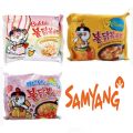 Samyang "Cheese Combo" (Pink+Creamy+Yellow) 3 Different Noodles (Pink Carbonara+ Creamy Carbo+Yellow Cheese) Imported Noodles Korean Ramen. 