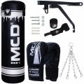 MCD Boxing Bag | Sand Bag | Punching Bag Set Black. 