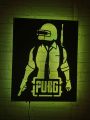 3d Pubg game logo Led Night Light Lamp, Pubg wall Lamp for gamming room decor , kids room decor, Pubg streamer best Selling Led lamp. 