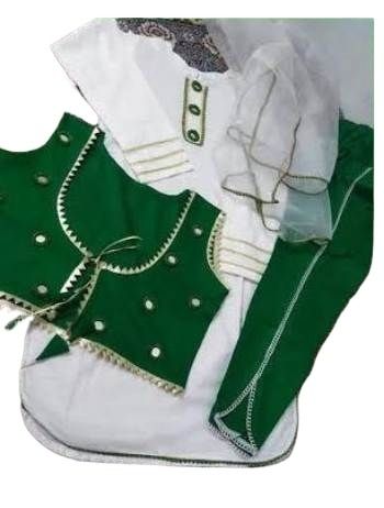 Green white dresses for 14 agust independence day designs baby girls 2023 Independeceday dresses designs for baby girls 2022 2023 Daraz.pk