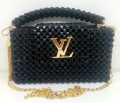 Beautiful Pearl Design Hand Bag For Ladies. 