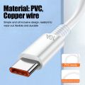 10A 120W USB Type C Fast Charging Cable For Samsung for xiaomi  Mi 12 for huawei Mate 40 50 2M USB C Super Fast Charger Data Cord. 