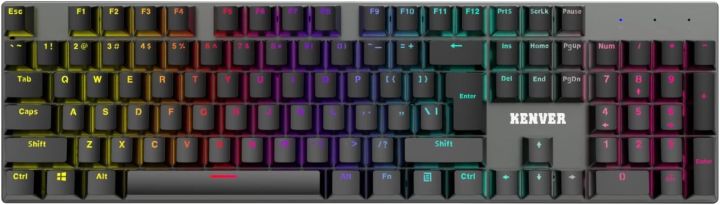 KENVER%20MK100%20Wired%20Mechanical%20Gaming%20Keyboard,%20Backlit%20LED%20Keys,%20%20Blue%20Switches%20Anti-Ghosting%20Keys%20Layout%20Backlight%2013%20Modes%20Water%20Resistant,%20Dust%20Resistant,%20104%20Comfortable%20Floating%20KeysAdjustable%20RGB%20&%20Breathing%20RGB%20Adjustabl%20for%20PC%20Gaming/Working%20Black%20-%20Image%207