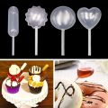 60Pcs Macaron Ketchup Ice Cream Sauce Sauce Droppers Cupcakes Stuffed Dispenser Transfer Pipettes. 