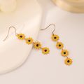New Enamel Little Daisy Drop Earing Dangle Earriings for Women Girl Ins. 