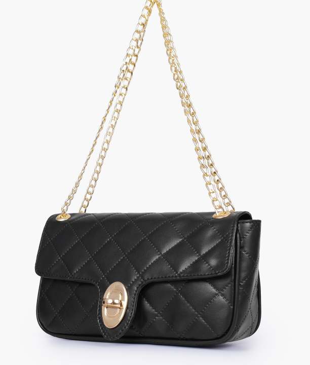 RTW Creation - quilted small shoulder bag with chain | women shoulder bags | shoulder bags for girls | bags for women | crossbody fashion bags | shoulder hand bags | women tote bags  | An Exclusive Online Collection for Ladies Handbags