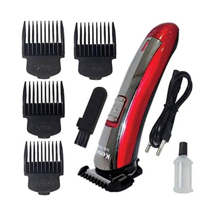 Kemei KM - 7055 Professional Rechargeable Hair Clipper Trimmer Shaver