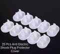 25 Pcs Anti Electric Shock Plug Protector Cover Cap Baby Children Safety Guard Two holes - Power Socket. 