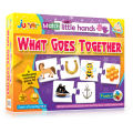 Match With Little Hands  Learning Activity  PUZZLE of “WHT GOES TOGETHER”. 