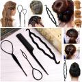 Hair Styling Tools For Girls- Braid Tool, Pony Tail, Bun, Twists Makers Hair Styling Accessories. 