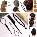 Hair Styling Tools For Girls- Braid Tool, Pony Tail, Bun, Twists Makers Hair Styling Accessories. 
