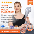 8 in 1 Full Body Magic Massager Machine With Weight Loss Function Vibration for man and woman Magic Machine For Body Pain Relief Massager Percussion Muscle for Pain Relief, Handheld Massager for Body,Sports Portable Handheld. 