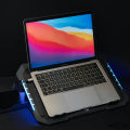 S900 Cooling Pad For 14-17 Inch Laptops Gaming Notebook Dual USB Ports Adjustable Height RGB Laptop Cooling Pad Stand. 